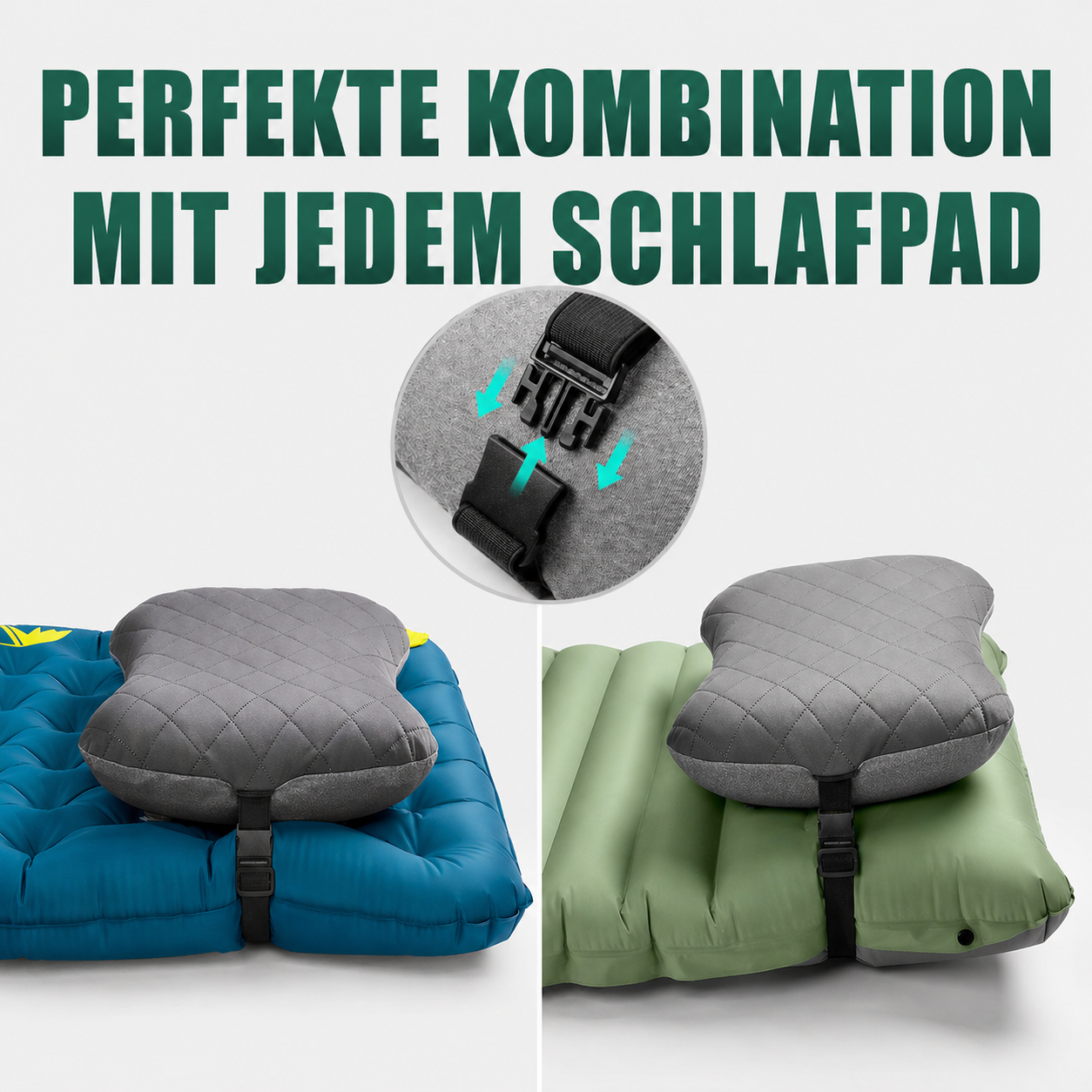 Ultraleichtes aufblasbares Campingkissen