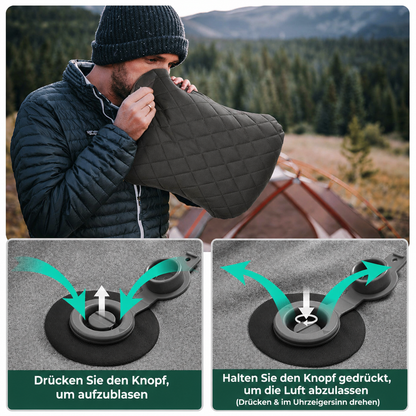 Ultraleichtes aufblasbares Campingkissen